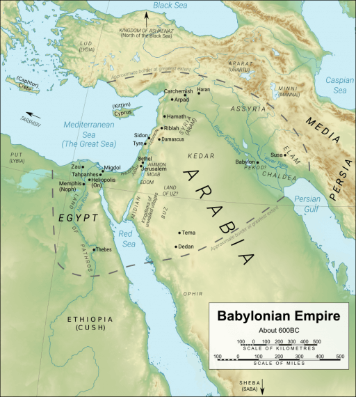 Jeremiah: Maps and Locations - Bible Tales Online