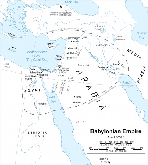 Jeremiah: Maps and Locations - Bible Tales Online